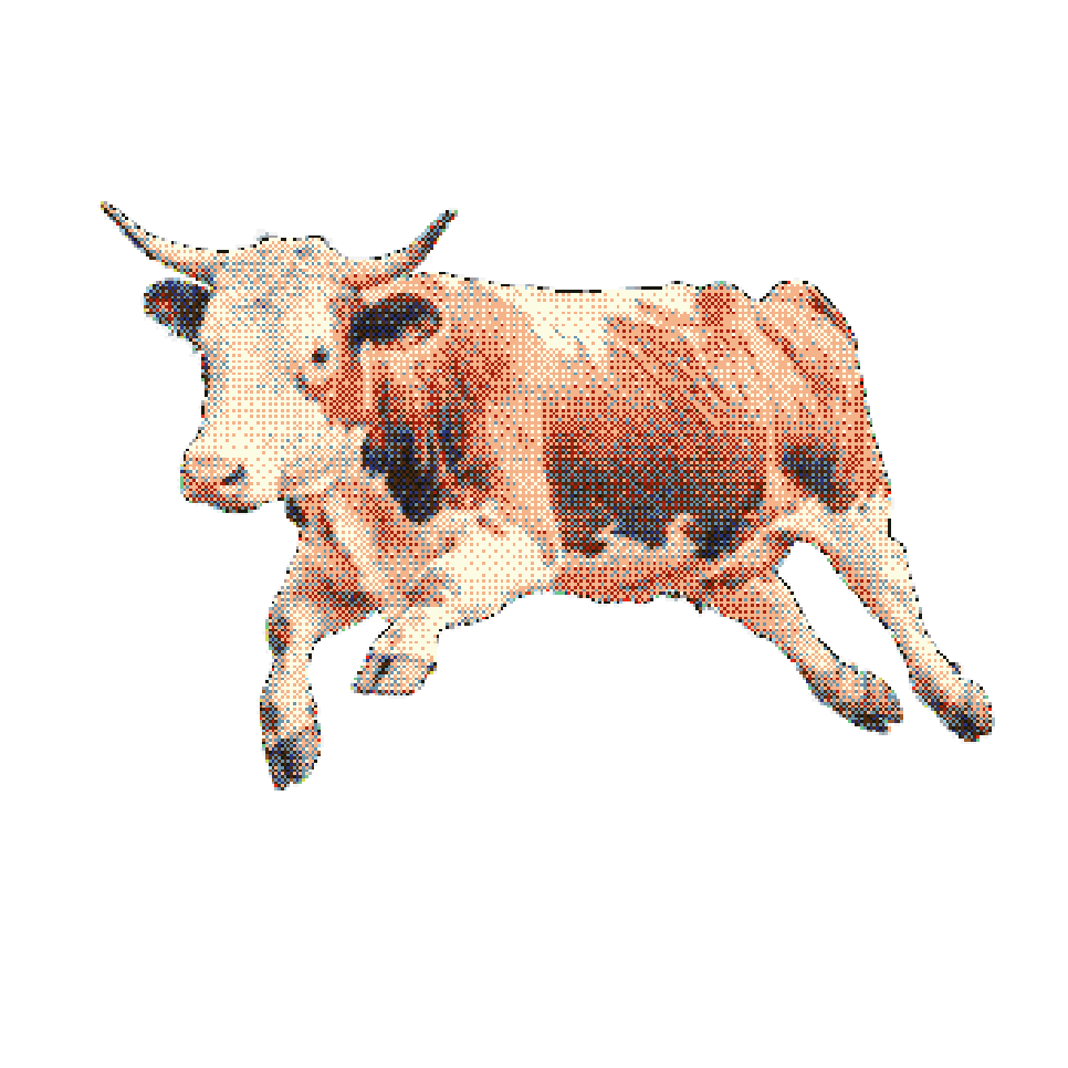 Floating bull